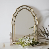 壁炉镜卧室简约壁挂镜子 饰镜梳妆镜家用玄关镜餐厅美式 欧式 创意装