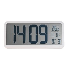 LED电子闹钟客厅挂墙2021年新款万年历钟表台式座钟家用数字时钟