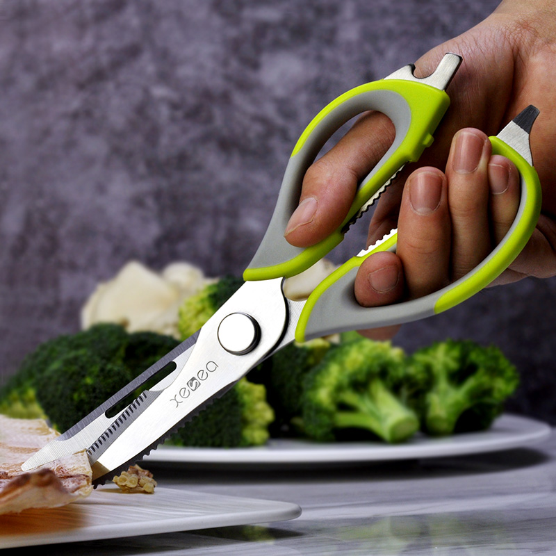 喜诗厨房多用家用剪刀鸡骨剪剖鸡食物食品可拆卸不锈钢德式多功能