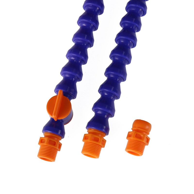 4分机床冷却管车床塑料水管机械喷嘴蛇形油管带开关1/2竹节万向管