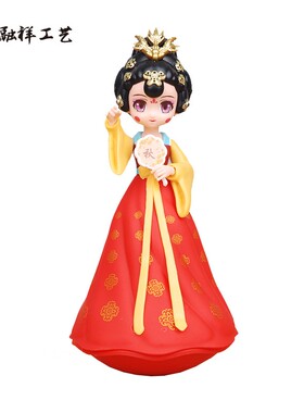 西安旅游纪念品大唐不倒翁小姐姐人偶摆件西文创娃娃中国风礼品