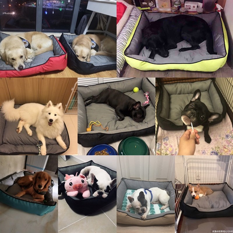 狗狗窝垫子超厚实冬季中型大型犬狗床萨摩耶法斗柯基防水年末大促