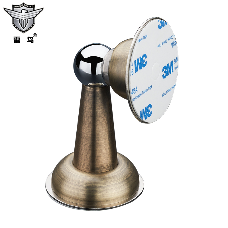 雷鸟免打孔门吸地吸防撞强磁门挡碰隐藏化妆室不锈钢墙吸门阻两用