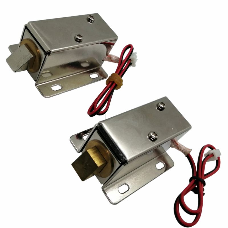 12伏24伏电磁锁小型电控锁电子锁门禁锁磁力锁柜门锁寄存柜智能锁