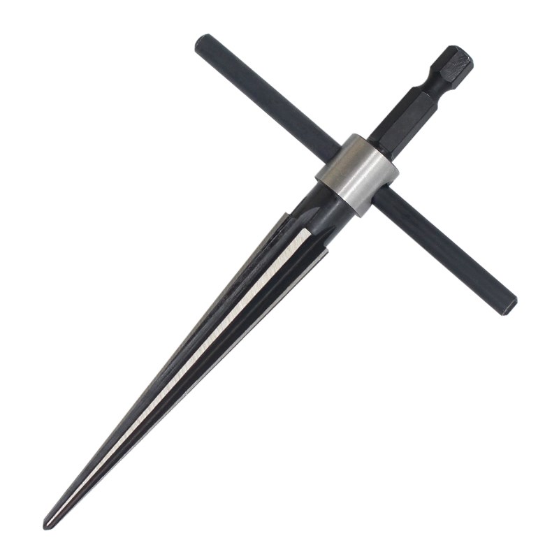 六角柄手动锥度铰刀 电木吉他拾音器开孔尾钉打孔钻扩孔倒角工具