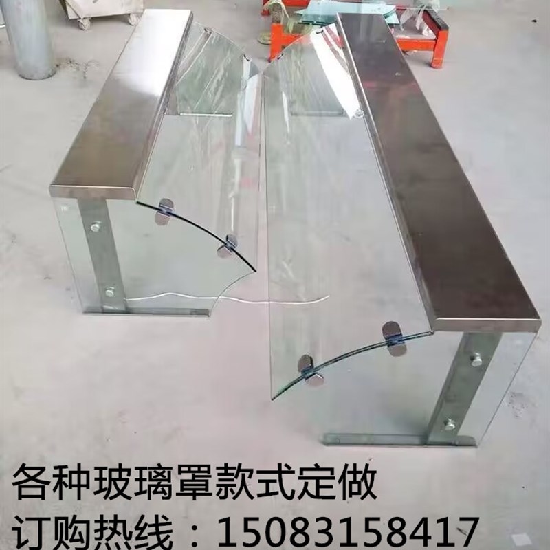 卤菜罩子厨房盖菜长方形熟食玻璃罩面包蛋糕展示半圆透明展示罩