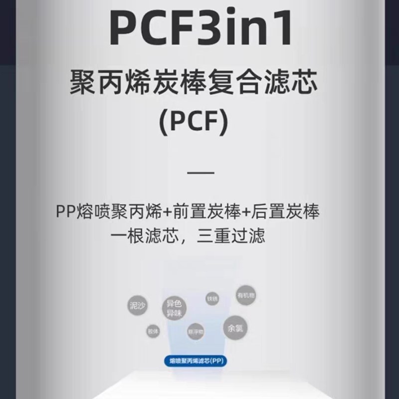 森乐净水器平替滤芯 适配冰润SRO25/26PCF复合滤芯 RO反渗透膜