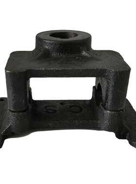 工地三轮车小骑兵上下把座 工程电动车大骑兵四孔铸铁座固定底座