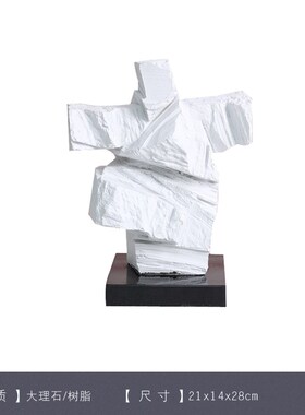 创意人物雕塑摆件新中式样板间酒店客厅玄关电视柜软装饰品工艺品