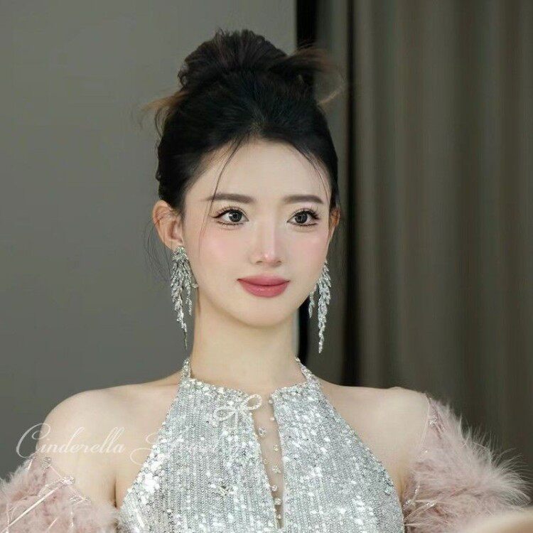 纯银耳钉耳夹无耳洞流苏轻奢小众设计感千金风新娘结婚气质耳环,饰品/流行首饰/时尚饰品新,耳环,淘宝优惠券,粉丝福利购,淘宝优惠卷