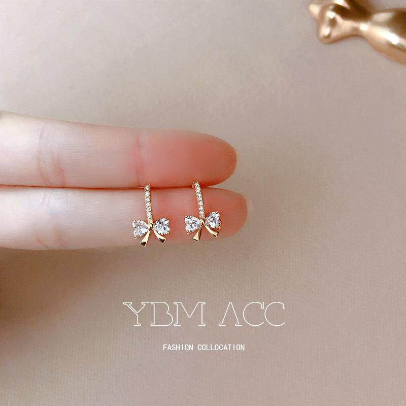 纯银耳钉蝴蝶结女耳环2025年新款爆款潮小众设计高级感气质耳饰,饰品/流行首饰/时尚饰品新,耳钉,淘宝优惠券,粉丝福利购,淘宝优惠卷