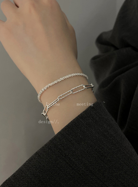 波光粼粼手链女ins轻奢小众高级