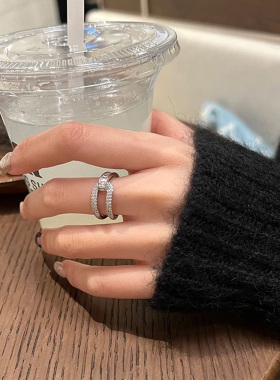 原创精致开口打结气质戒指女