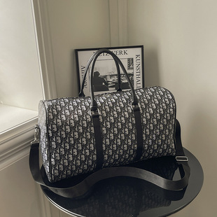 欧美潮大容量老花旅行袋行李包登机包手提单肩包健身运动瑜伽大包