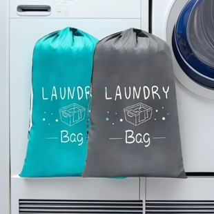 跨境大号洗衣袋防水牛津布束口抽绳旅行收纳袋装衣物打包袋搬家用