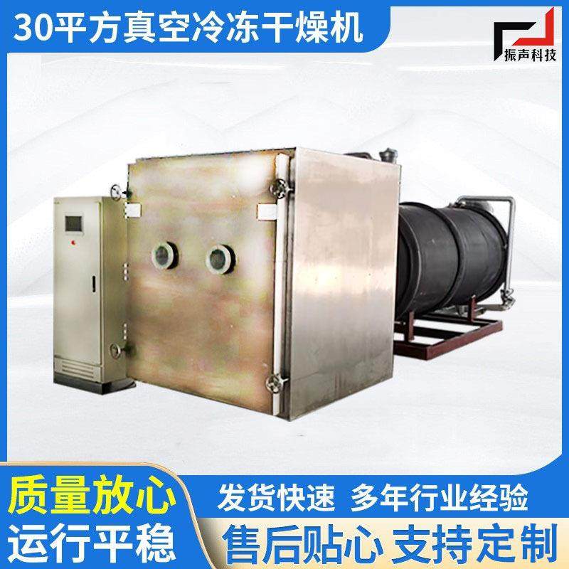 冻干机30平方冷冻式干燥机水果宠物食品中药真空冷冻干燥机商用