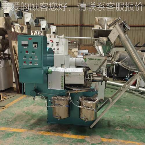 厂过家全自动新型榨油机商 榨油滤一体榨机 SYR用不锈钢油机