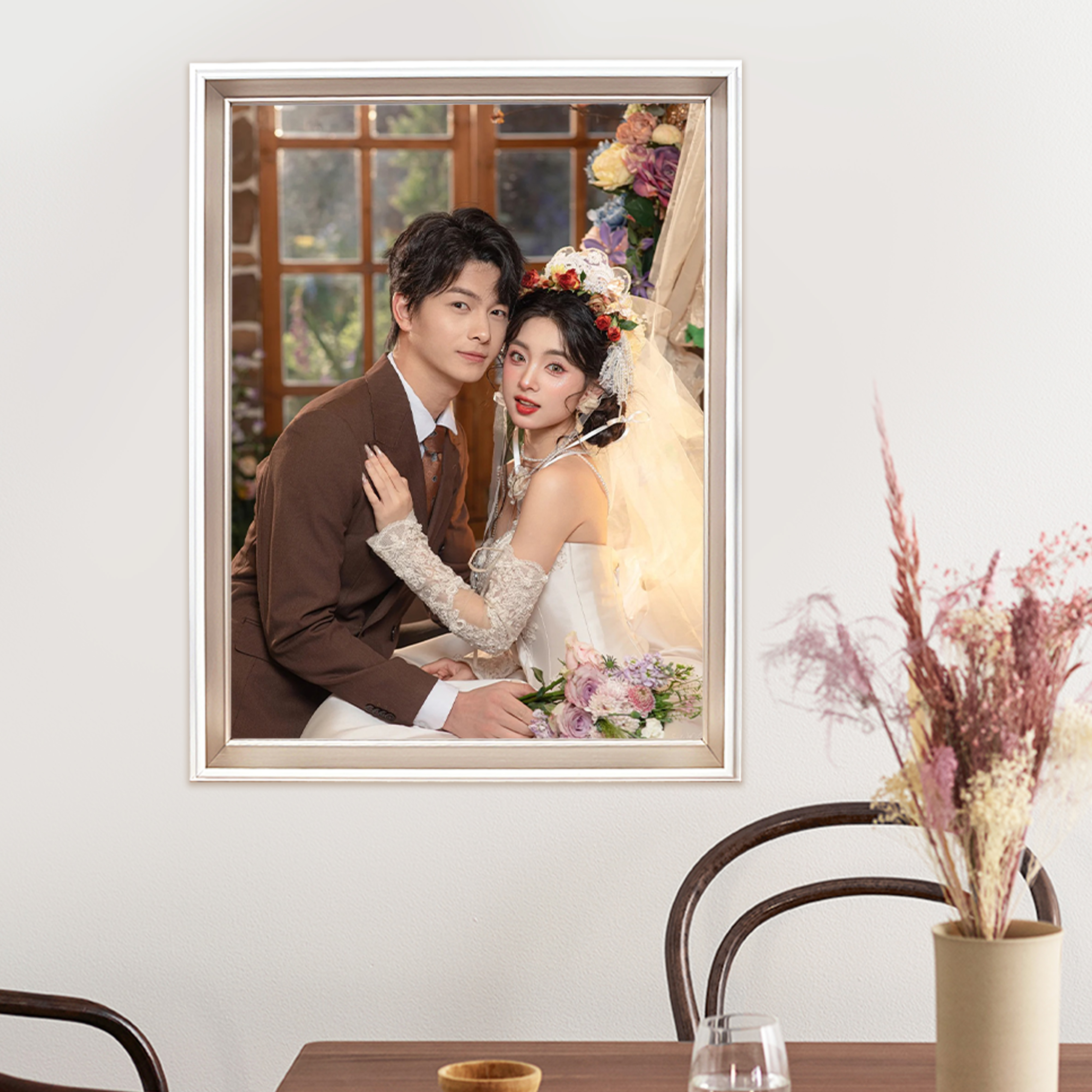 定制婚纱照相框放大挂墙洗照片加全家福相片打印主床头结婚照制作,家居饰品,相框/画框,淘宝优惠券,粉丝福利购,淘宝优惠卷