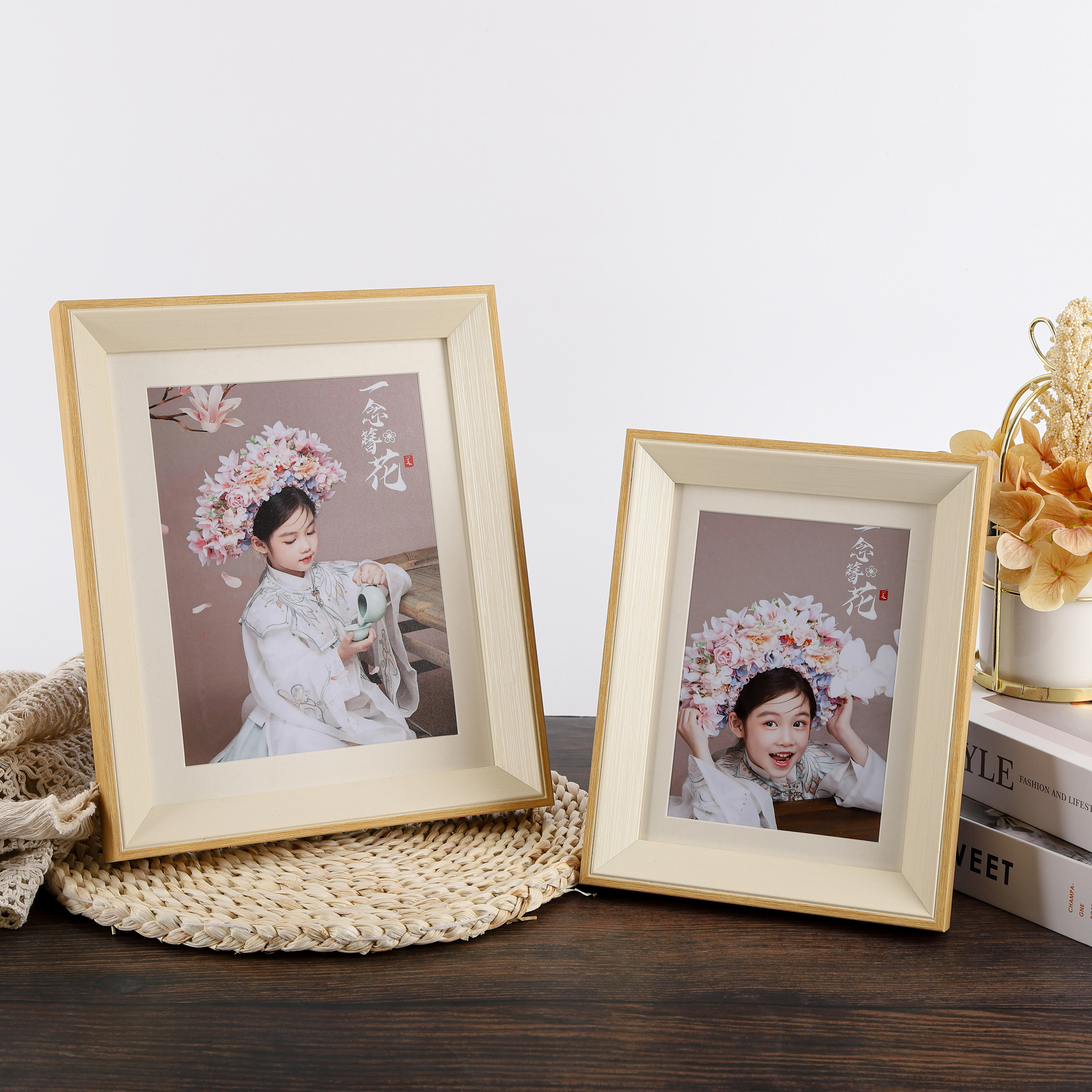 实木质相框摆台高级感空框定制加打印洗照片全家福做成墙上相册框,家居饰品,相框/画框,淘宝优惠券,粉丝福利购,淘宝优惠卷