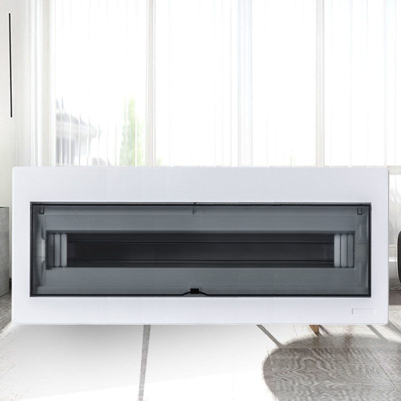 22回路强电箱暗装家用防水铁底配电箱电控箱明装电箱空气开关盒子