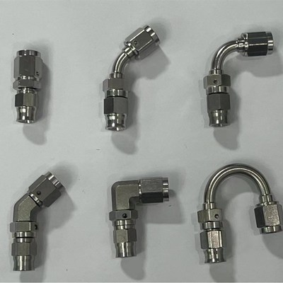 厂家改装AN3不锈钢刹车油管接头,空心螺丝对丝,油管三通铜套