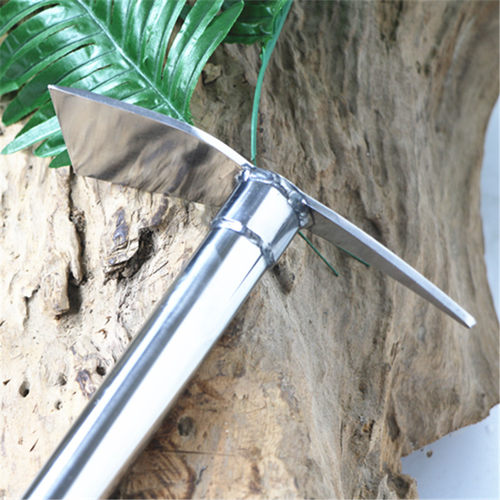 两用小锄头 花卉锄草植树栽花工具铁铲锄耙农用 养花 不锈钢锄头