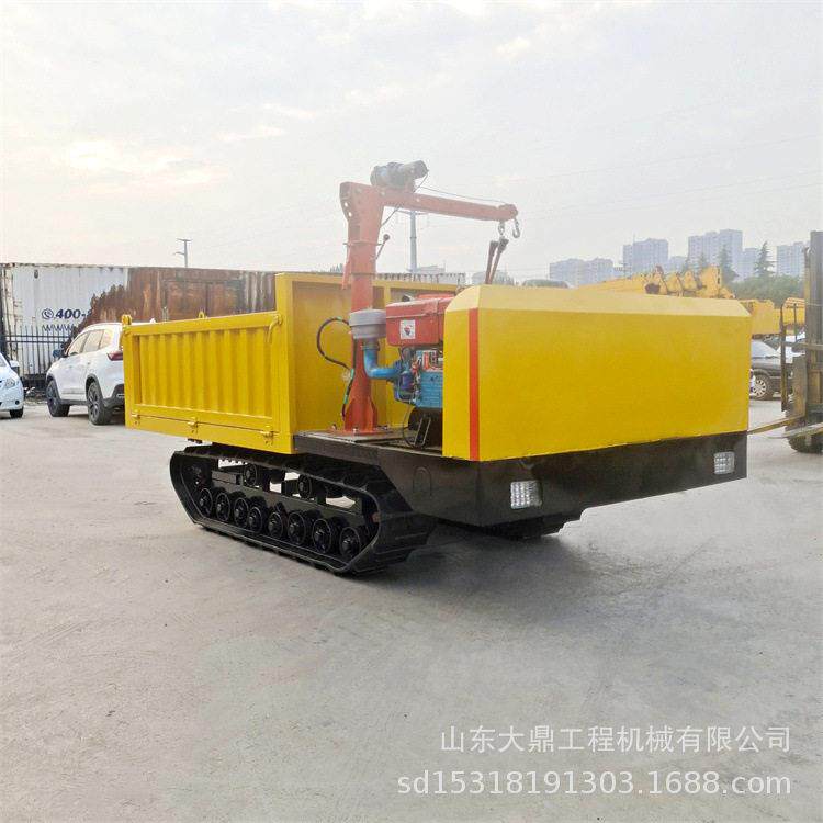 吨履带爬山机助力农业发展坡地履带式搬运车座驾式液压自卸车