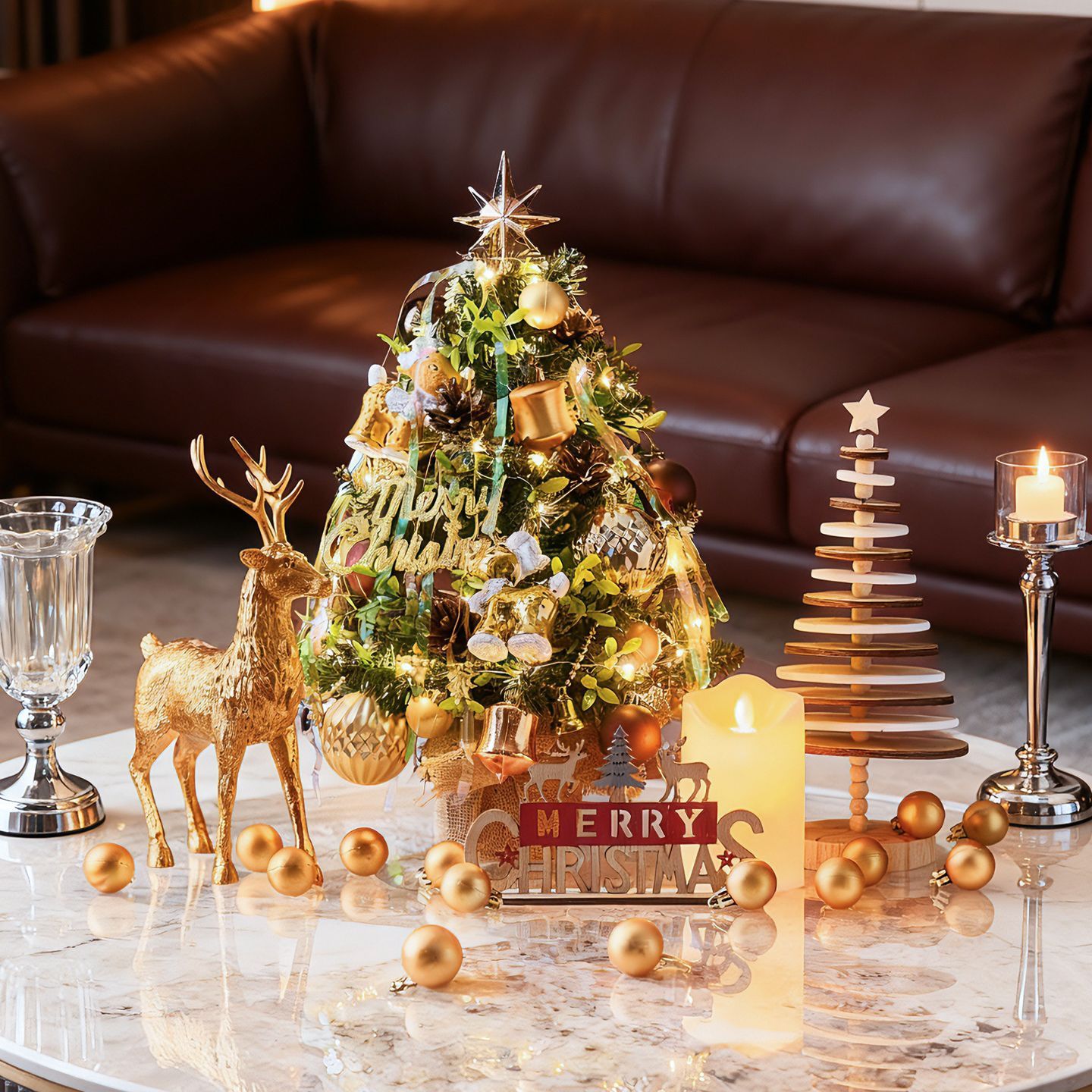 圣诞树装饰家用套餐60新