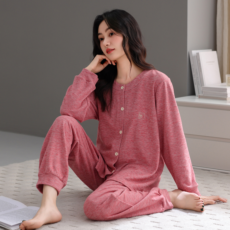 新款慵懒风德绒睡衣女士秋冬加厚保暖开衫套装治愈系可外穿家居服