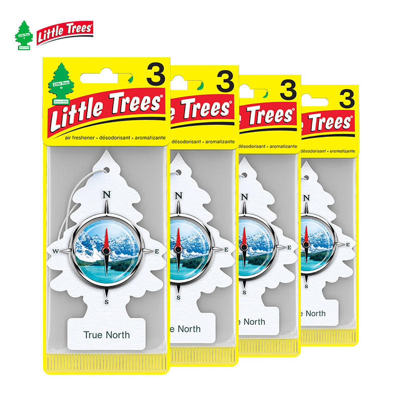 LittleTrees美国小树香片车载香薰高级衣柜持久留香水挂件 北极冰
