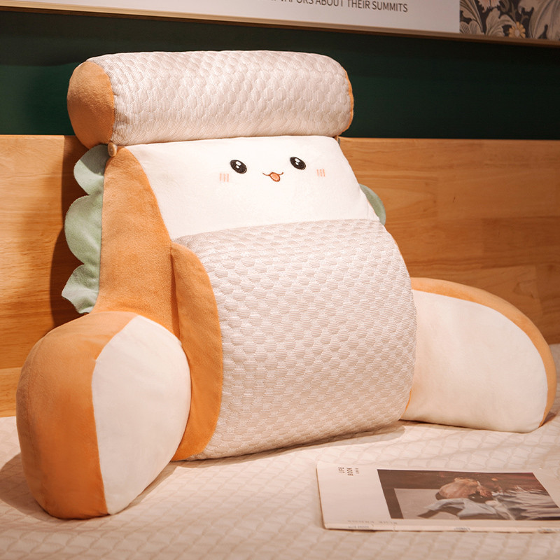 大学生腰宿舍枕头床上枕床头靠包手机靠背靠垫沙发床护靠枕床抱玩