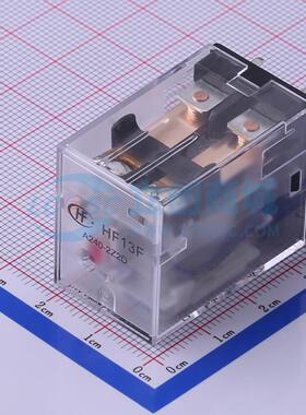 功率继电器 HF13F/A240-2Z2D 插件,21.5x28mm 8 240V 电子元器件