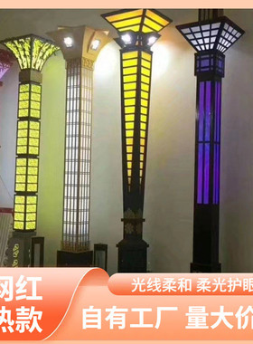 s%户外景观灯市政公园广场小区道路灯6米9米新农村亮化路灯非标花