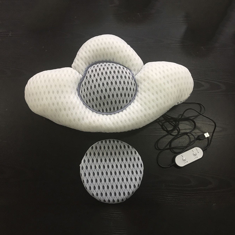 3d枕床上腰椎腰椎护腰枕睡眠加热电动按摩护腰垫腰部枕头家用