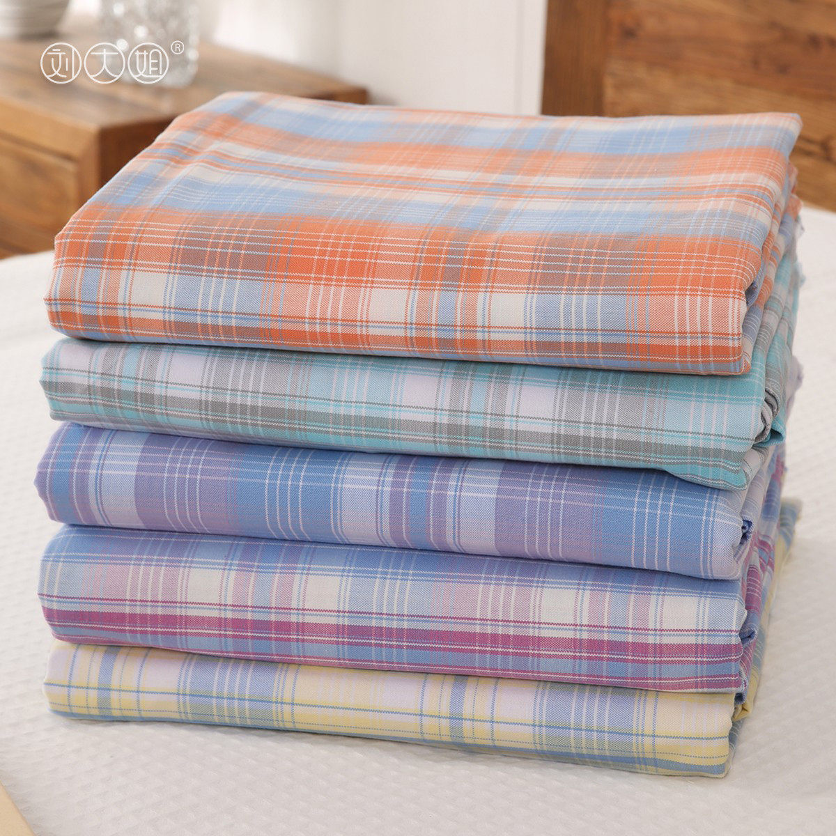 刘大姐家纯棉老粗布床单单件加密加厚单双人宿舍学生枕套三件套,床上用品,床单,淘宝优惠券,粉丝福利购,淘宝优惠卷