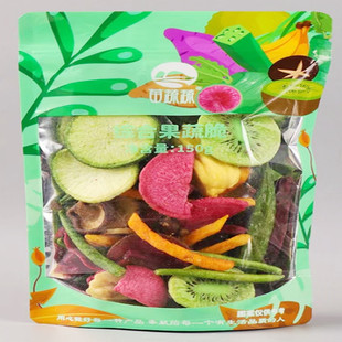 苗蔬蔬150g综合水果脆果蔬脆草莓菠萝蜜干秋葵干网红零食袋装包邮