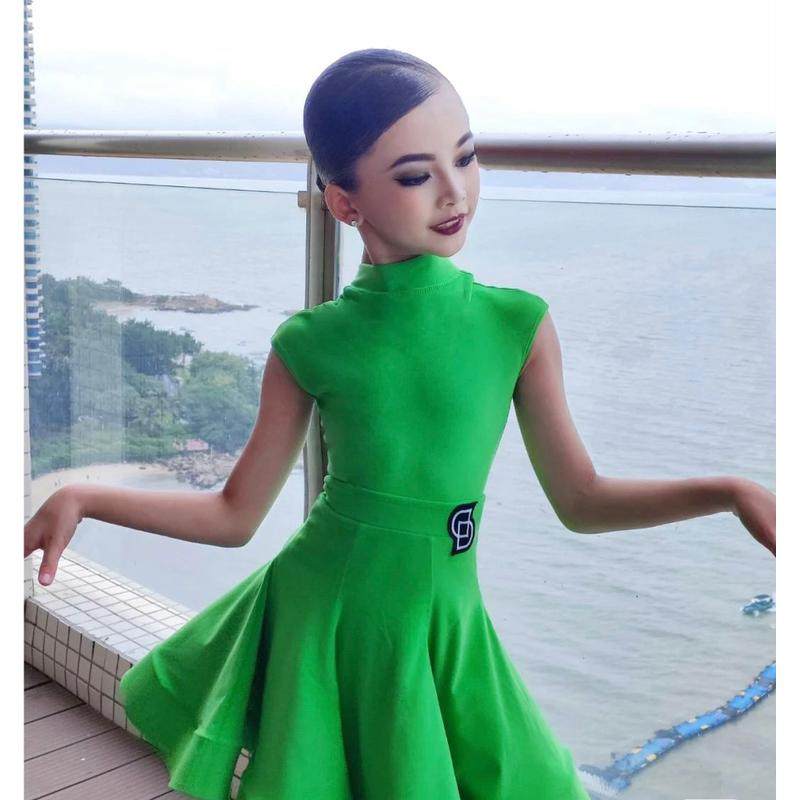 国际舞蹈春夏季2024新款学生少儿童拉丁舞服装比赛规定练功服,运动/瑜伽/健身/球迷用品,拉丁舞练习套装,淘宝优惠券,粉丝福利购,淘宝优惠卷