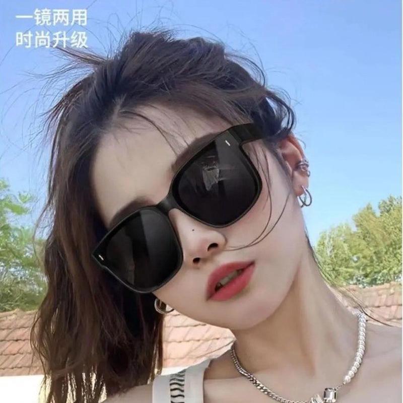 套镜偏光太阳镜男女可套近视眼镜一镜二用开车潮墨镜夹片夏季防晒