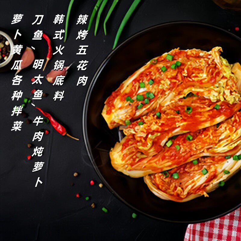 新日期升元正宗韩式泡菜腌料辣白菜腌制专用酱韩式辣酱调料酱料腌