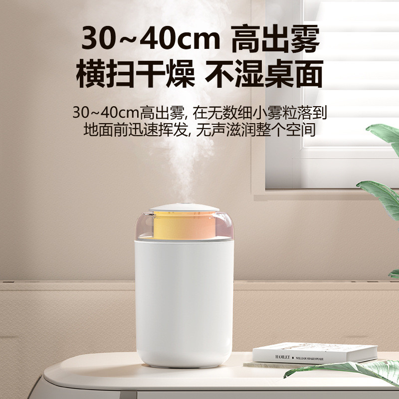 家用小型加湿器卧室客厅静音迷你加湿器车载大雾量便携空气喷雾器