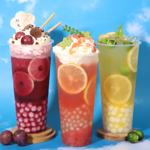 新日期金桔柠檬汁1L浓缩果汁果茶配料葡萄饮料自助餐火锅奶茶店专