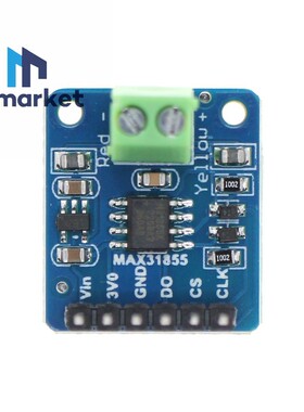 MAX31855 热电偶模块，?200℃ 至 +1350℃ K 型热电偶模块