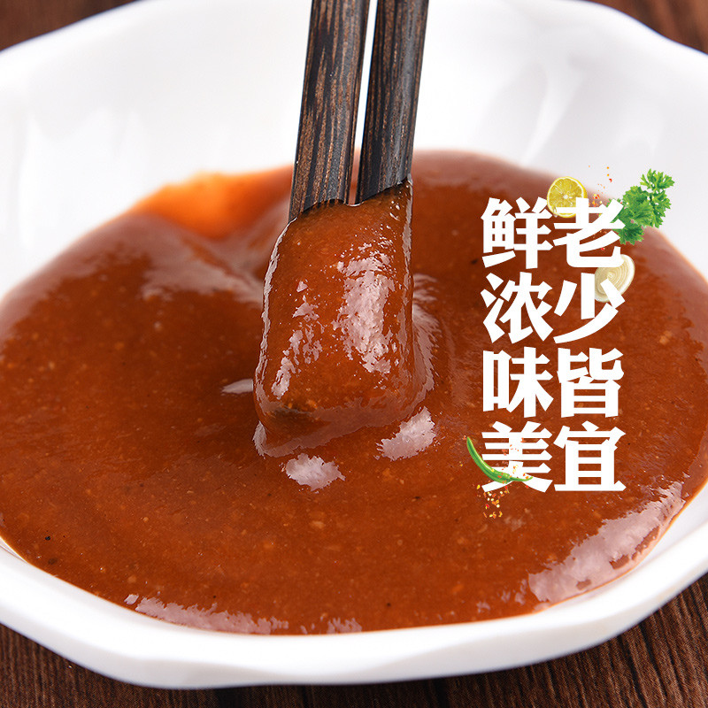 叮当婆烤冷面专用酱料商用东北烤冷面配料酱酸甜酸辣酱家用甜面酱
