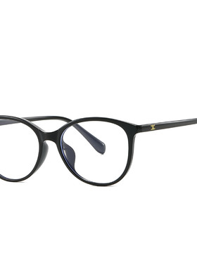 TR81075复古韩版猫眼新款女防蓝光学眼镜架平光镜男工厂批发全框