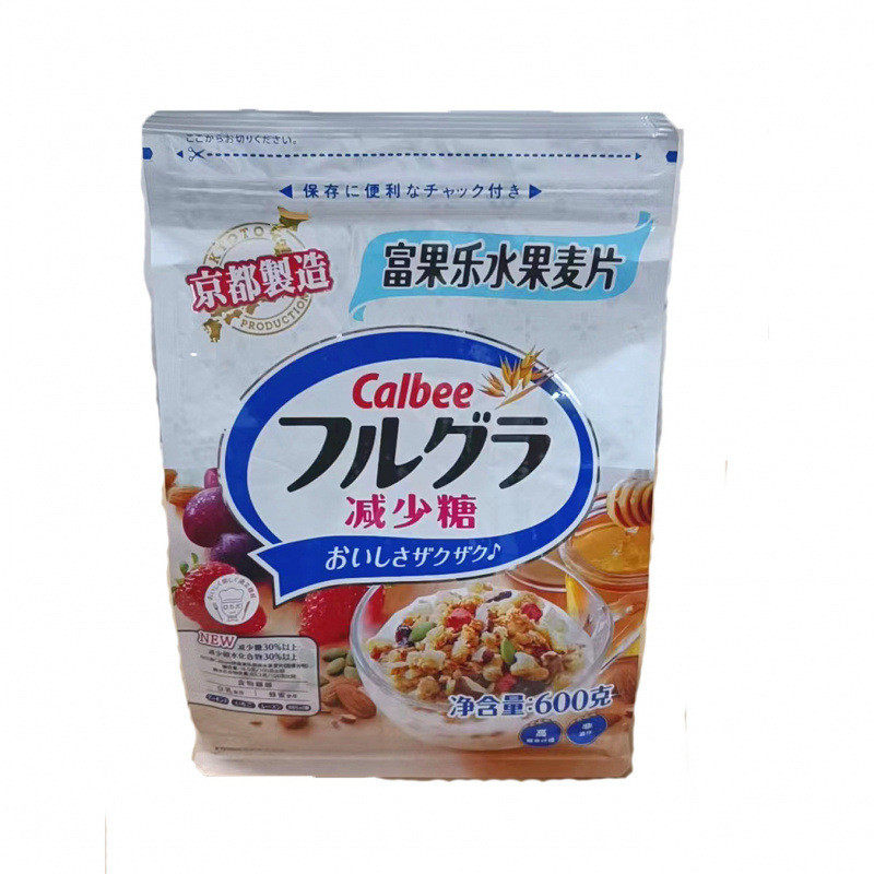 新货卡乐比水果麦片日本京都制造燕麦片富果乐即食减糖早餐速食