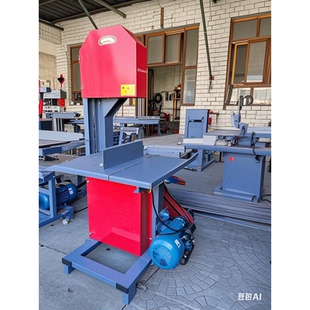 木工推台锯机多功能小型用带锯开版切割曲线推台锯圆木开料锯