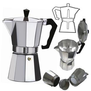 Coffee Maker machine aluminum mocha pot 摩卡咖啡壶八角铝壶