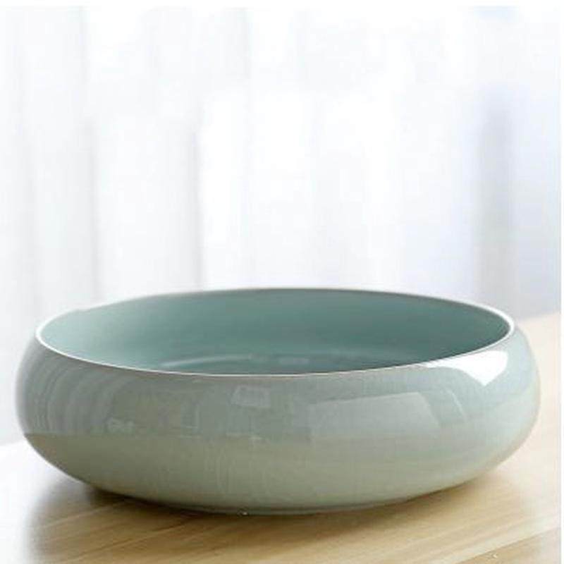 茶台陶瓷烟灰缸大号超大特大家用客厅中式茶渣废水缸茶洗水盂笔洗,家居饰品,装饰烟灰缸,淘宝优惠券,粉丝福利购,淘宝优惠卷