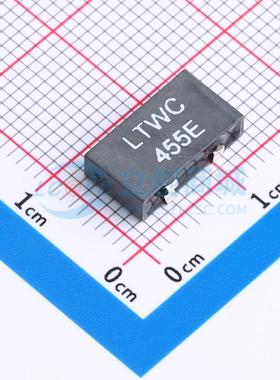 陶瓷滤波器 HCCF2-455.000-LTWCEL SMD-4P,6.5x11.9mm 电子元器件