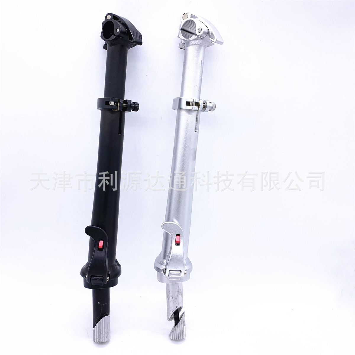 铝折叠把立有牙25.4折叠车通用高度可调折叠立管折叠车自行车配件